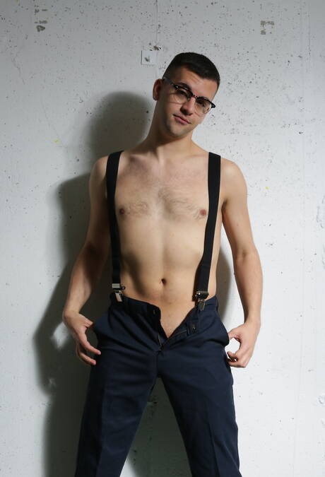 Icon Male: Pretty american boys beefcake Ian Levine and hunk Josh Stone posing nude and showing ass