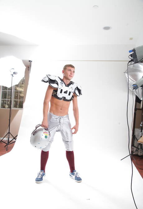 Hete Amerikaanse gasten Otter Alexander Greene en knappe Brandon Wilde hebben plezier