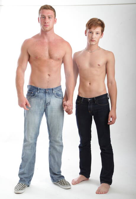 Icon Male: American hot twink Casey Tanner and  Conner Mcguire get naked and showing ass