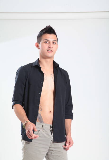 Les beaux garçons américains Davey Anthony et l