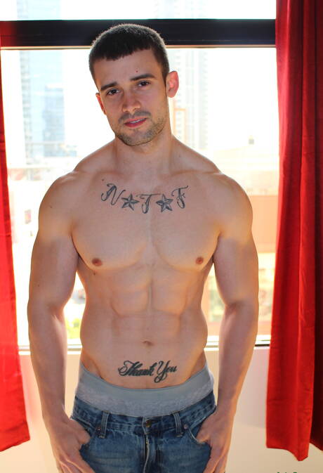 Active Duty: Hot american dudes tough guy Princeton Price and tough guy Mathias in hot ass fuck action outside