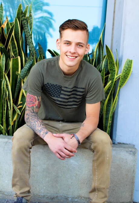 Young boy Chad Neil jerk off outside