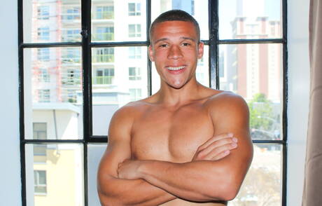 Beefcake Ken get naked and showing hot butt outdoor