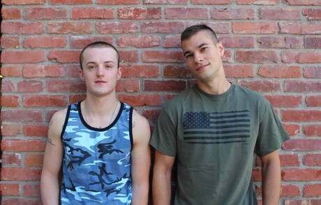 Young Dominic and american muscular Princeton Price in hard anal sex outdoor