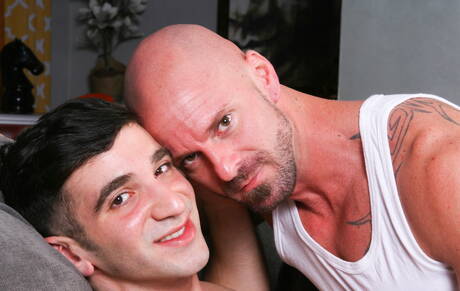 Two american boys tough guy Mitch Vaughn and muscular Andy Banks have anal sex