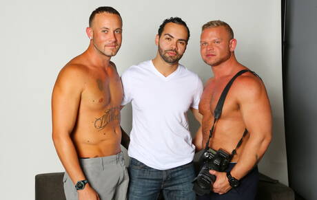 Hunk Marxel, Alejandro, Daxton uprawiają seks oralny i analny