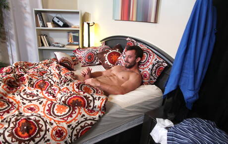 Pride Studios: Hot american dudes hairy stud Mike Gaite and hunk Peter Fields in hot homosexual scene