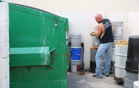 Pride Studios: Nice american buddies bodybuilder Matt Stevens and hunky guy Saxon West have a hot sex outside