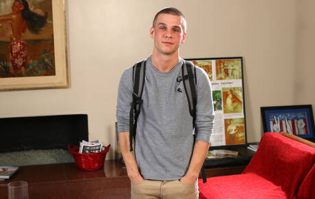 Two american boys superstud Trenton Ducati and twink Trent Ferris fuck after dick sucking