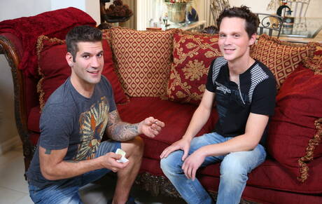 American beefy Caleb Troy and beautiful boy Mark Winters love each other