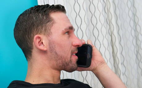 Pride Studios: American hunky guy James Hamilton and young boy Liam Troy drilling an ass with fisting