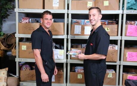 Amerykańskie gwiazdy porno, superstudent Darin Silvers i siłacz Bryan Cole uprawiali ze sobą seks