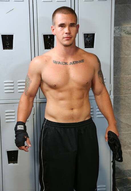 Pride Studios: Hot american boys hunky guy Adam Bryant and otter Austin Carter fuck after dick sucking in bathroom