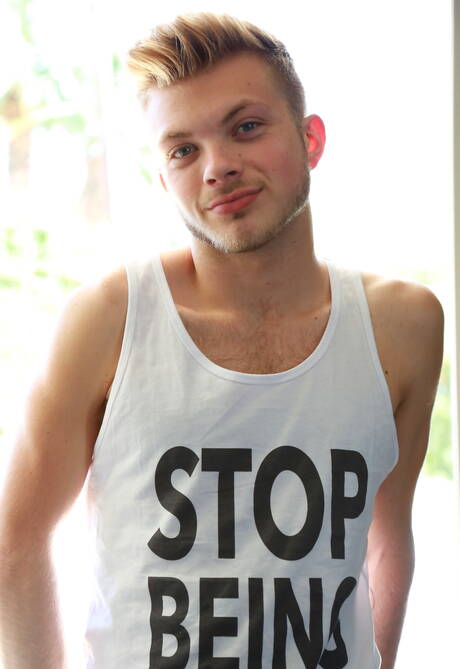 Pride Studios: American otter Spencer Whitman and  Austin Ryder fuck after dick sucking outside