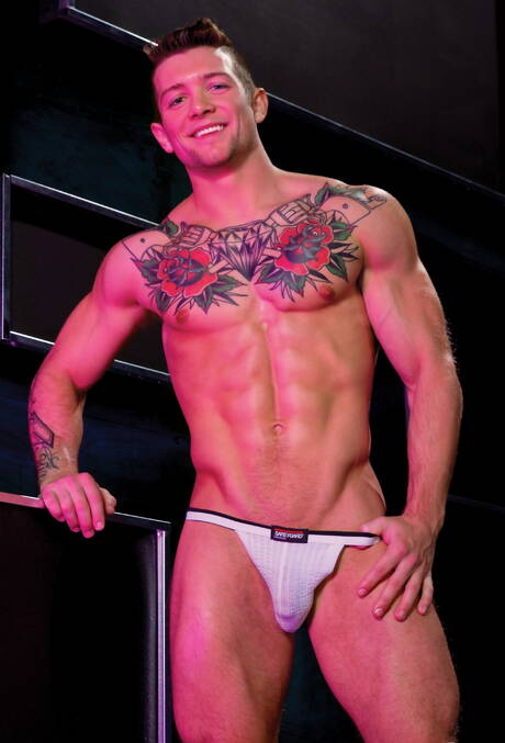 Des Américains sexy, le beau mec Ryan Rose et l