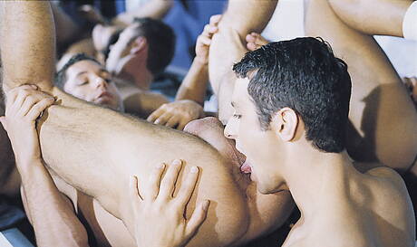 Muscle Matthew, Marc, Matt, Tristan, Jackson, doggystyle and cum on ass