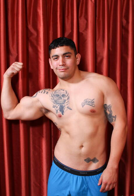 Oriental strong bull Flip shows a husky body outdoor