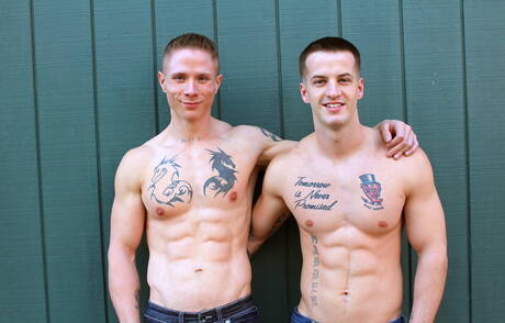 Guy Houston et le dur à cuire américain Quentin Gainz s