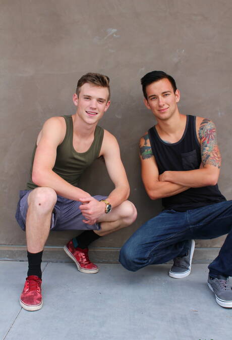 Mięśniak Matthew Reeves i amerykański siłacz Scott Finn kochają się w kuchni