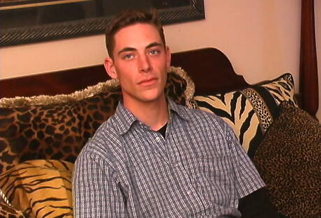 Beefy Matt playing with cock