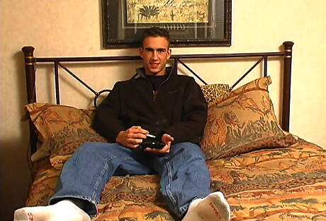 American strongman Gavin Waters wanking