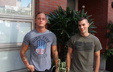 Gorący amerykańscy chłopcy, muskularny Zack Matthews i twardziel Princeton Price uprawiali ze sobą seks