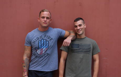 Gorący amerykańscy chłopcy, muskularny Zack Matthews i twardziel Princeton Price uprawiali ze sobą seks