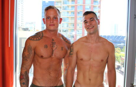 Gorący amerykańscy chłopcy, muskularny Zack Matthews i twardziel Princeton Price uprawiali ze sobą seks