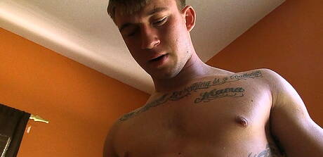 Stud Archer and beefcake Bailey in dick sucking scene