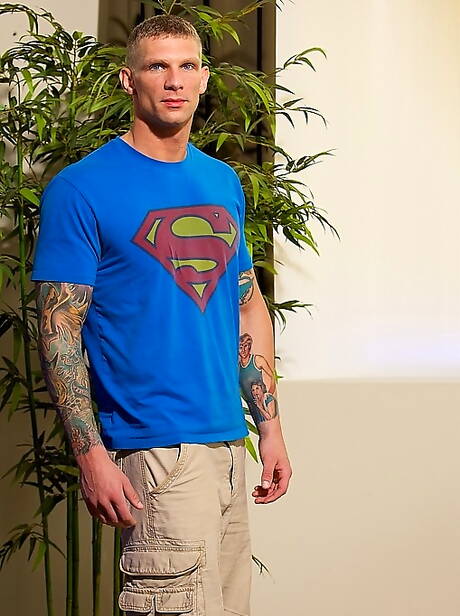 Active Duty: Bull Sebastian undressing and showing hot butt