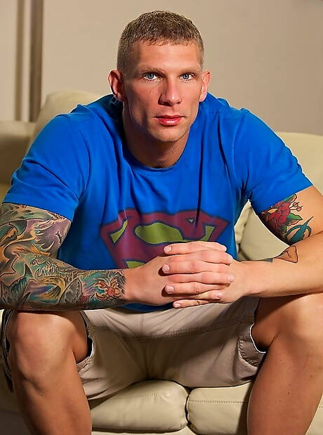 Bull Sebastian undressing and showing hot butt