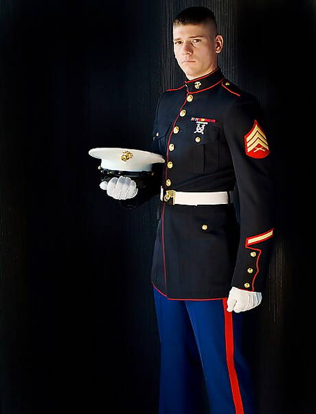 Husky guy Dorian undressing and showing hot ass