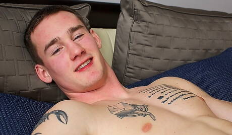 Active Duty: Tough guy Axl and strongman Sawyer banged each other