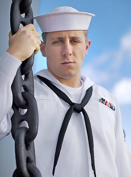 Tough guy Cooper get naked and showing his butt outdoor