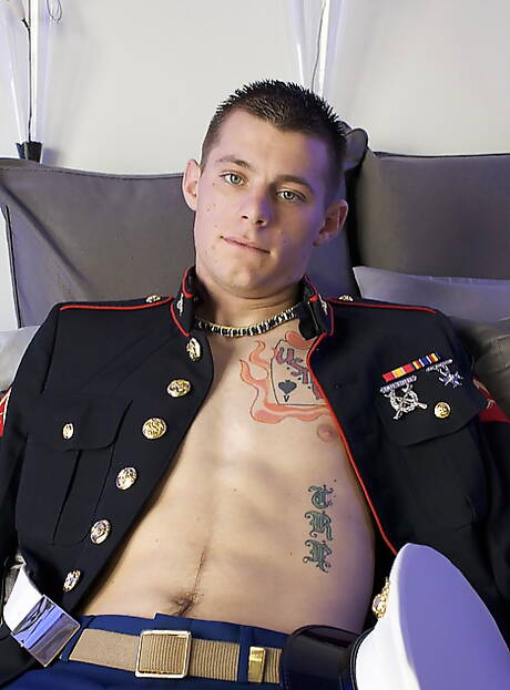 Hot Sky posing naked at the pool