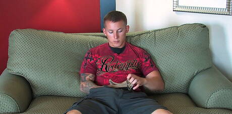 猛男 Corey 玩弄雞巴