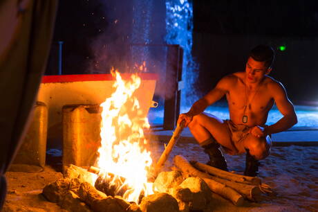 Horny buddies Armond Rizzo, Sean Duran and Rogue Status in hard threesome sex