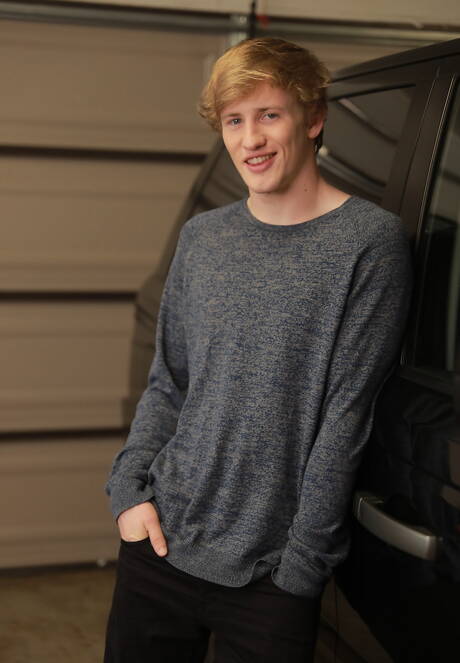 Aardige Amerikaanse jongens, knappe Mathias en knappe Luke Reed in een hete homoseksuele scène