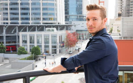 Strong bull Griffith Hawk get naked and showing his ass outdoor