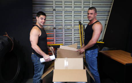 Spierbundel Darin Silvers, Sean Duran en Aspen houden van orale seks en anaal neuken