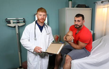 Hübsche amerikanische Jungen tragen Jaxton Wheeler und muskulösen Bennett Anthony in heißer Homosexuell Szene