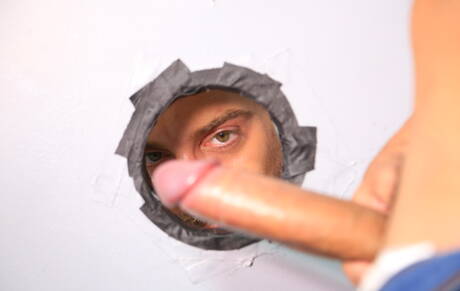 Hot american dudes beefcake Lex Sabre and husky guy Jett Rink in hot ass bang in bathroom