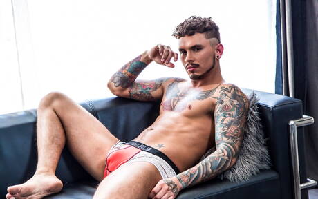 Il belga Trey Donovan e il ragazzo husky americano Seth Knight fanno sesso interrazziale bollente