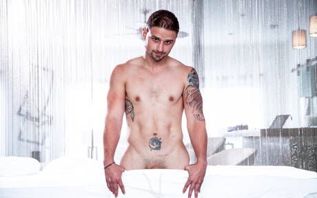 I bei ragazzi americani, il super stallone Deangelo Jackson e il forzuto Jackson Reed, si godono un bel sesso anale interrazziale