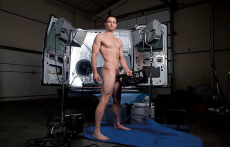 Les célèbres américains, Pierce Paris et le superstar Quin Quire, montrent un corps parfait