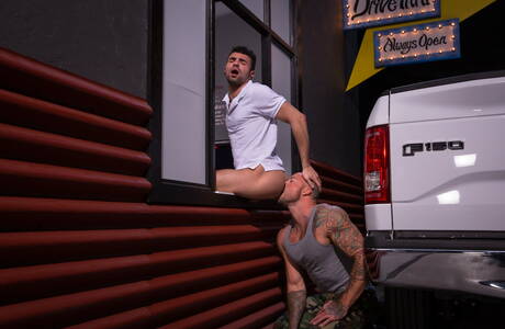 Raging Stallion: Horny guys Sean Duran, Ian Greene and John Ander sucking and screwing each other