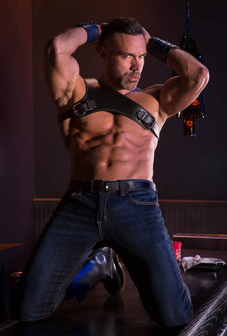 Canadian hairy stud Mick Stallone and canadian stud Manuel Skye make a love