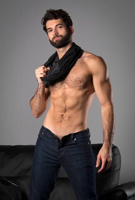 Nice american buddies hairy stud Tegan Zayne and hot bear Eddy Ceetee in hot anal sex