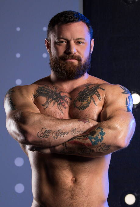 Raging Stallion: Hot americans, otter Kurtis Wolfe and tough guy Sergeant Miles in hot anal sex