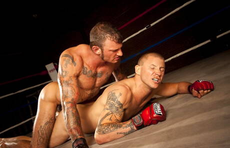 American stud Ricky Sinz and  Brenn Wyson in hot anal sex